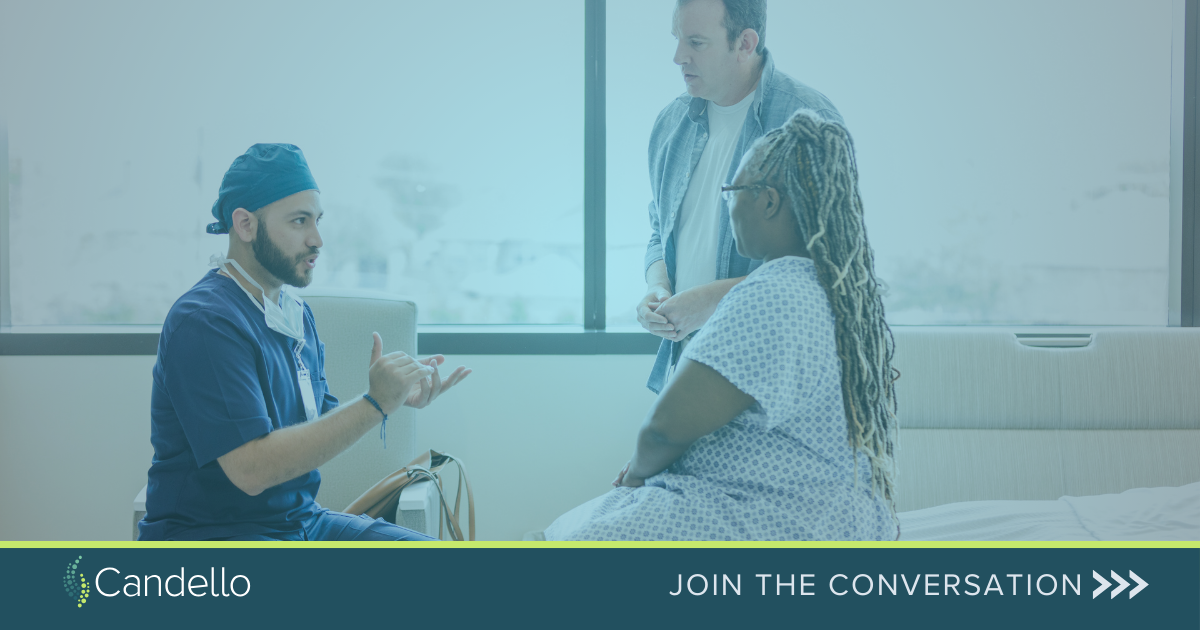 David Feldman blog image showing a doctor reviewing consent papers with a family