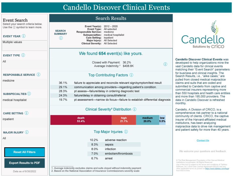 Discover Tool Screens